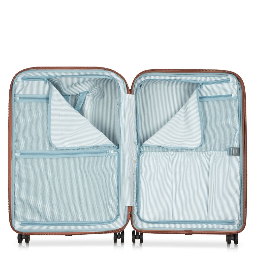 Delsey Carrousel 2 Large Luggage 77cm Exp - Silver Delsey Luggage
