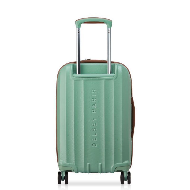 Delsey Carrousel 2 Carry On Luggage 55cm Exp - Green Delsey Luggage