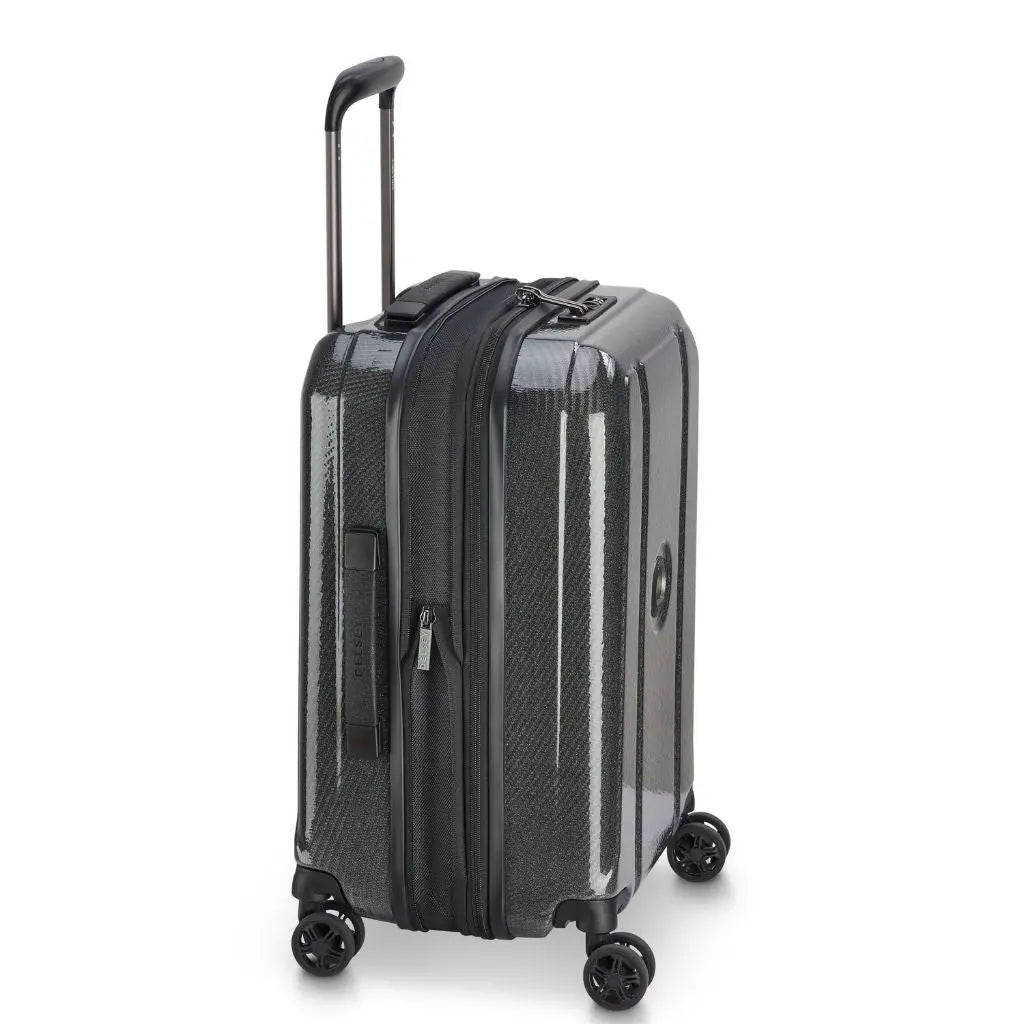 Delsey Helium Ultimate 55cm Carry On 2.3Kg Exp Luggage - Anthracite