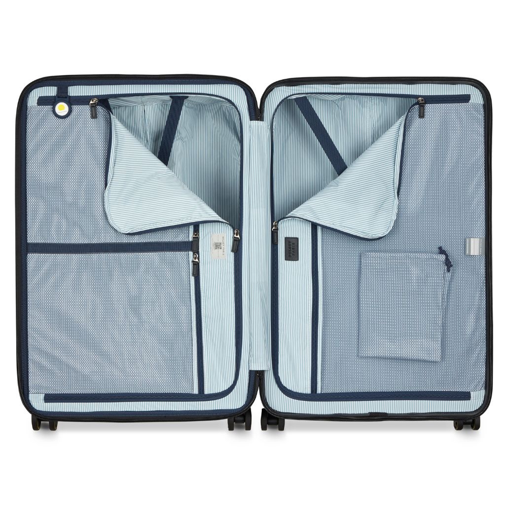Delsey Cadense 76cm Medium Exp Luggage - Deep Black Delsey Luggage