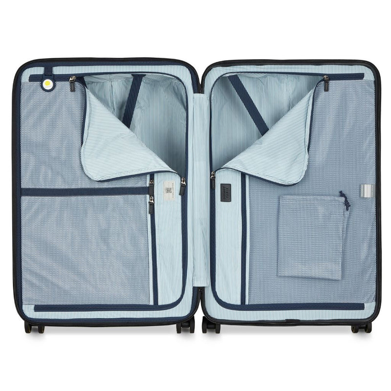 Delsey Cadense 76cm Medium Exp Luggage - Deep Black Delsey Luggage