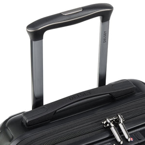 Delsey Shadow 55cm Expandable Carry On Luggage - Black