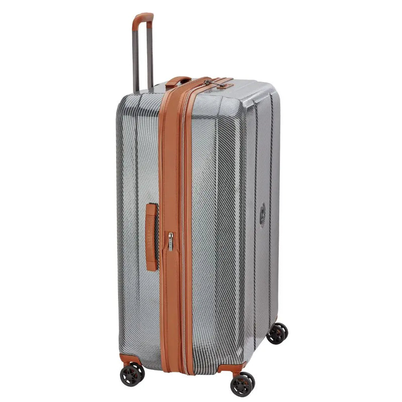 Delsey Helium Ultimate 82cm X Large 4.7Kg Exp Luggage - Silver