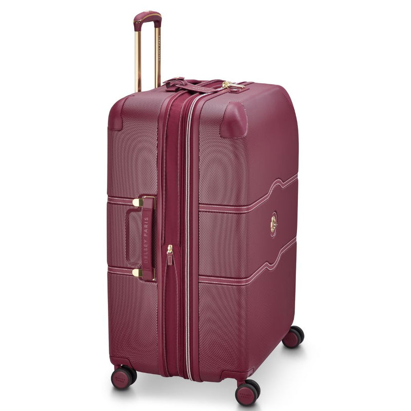 Delsey Chatelet Air Limited Edition 76cm Large Expander Luggage - Burgundy Delsey Luggage