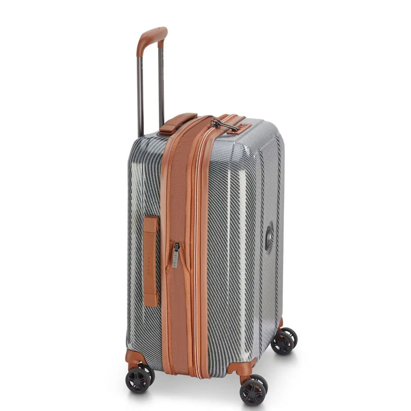 Delsey Helium Ultimate 55cm Carry On 2.3Kg Exp Luggage - Silver