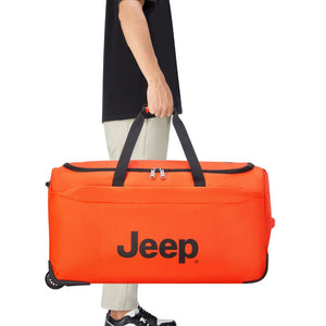 Jeep 73 cm Duel Wheel Lightweight Medium Duffle Bag - Orange