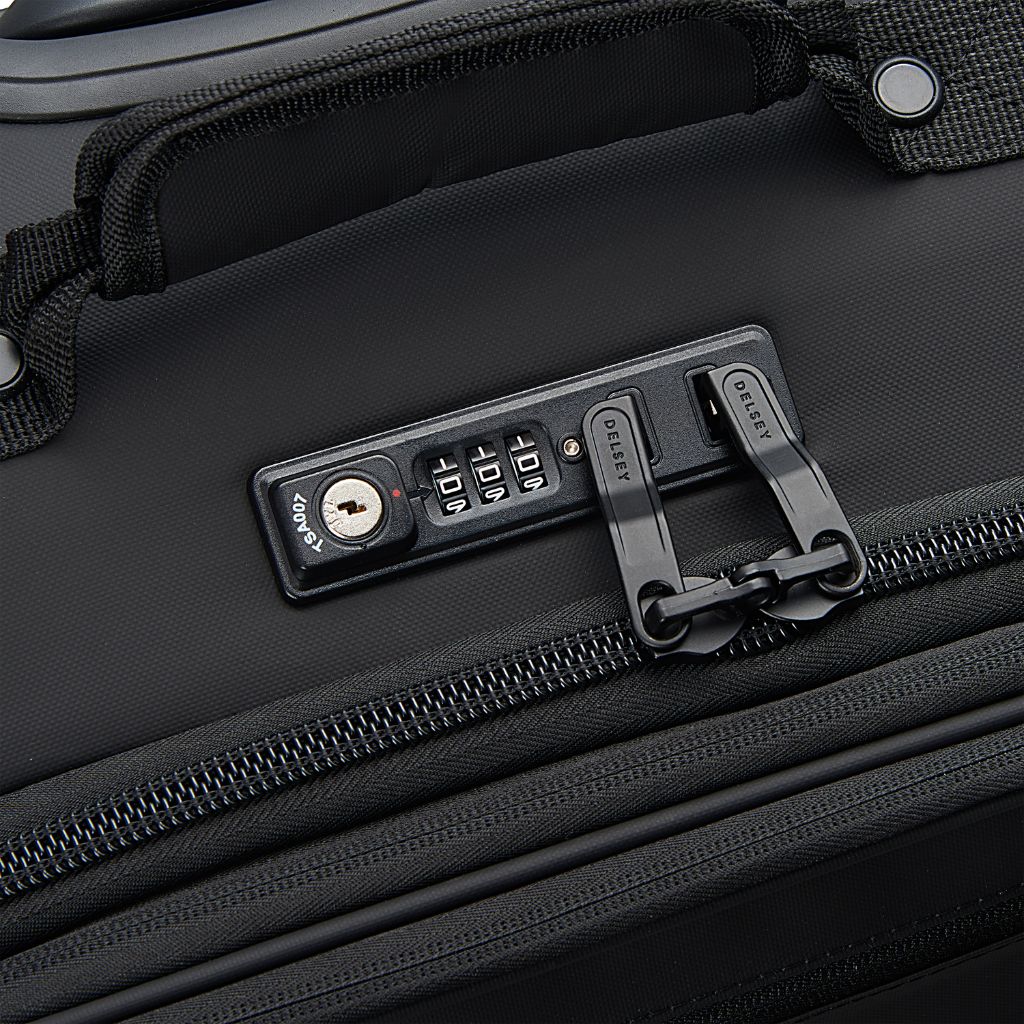 Delsey MAUBERT 2.0 69cm Medium Softsided Luggage EXP - Black Delsey Luggage