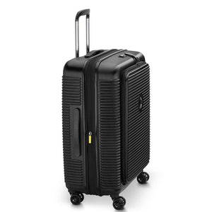 Delsey Freestyle Front Opening 66cm Medium Luggage - Black Delsey Luggage