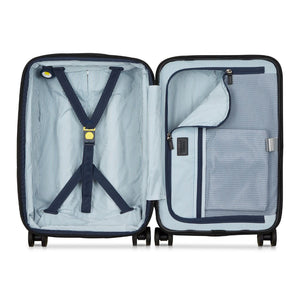 Delsey Cadense 55cm Carry On Exp Luggage - Deep Black Delsey Luggage