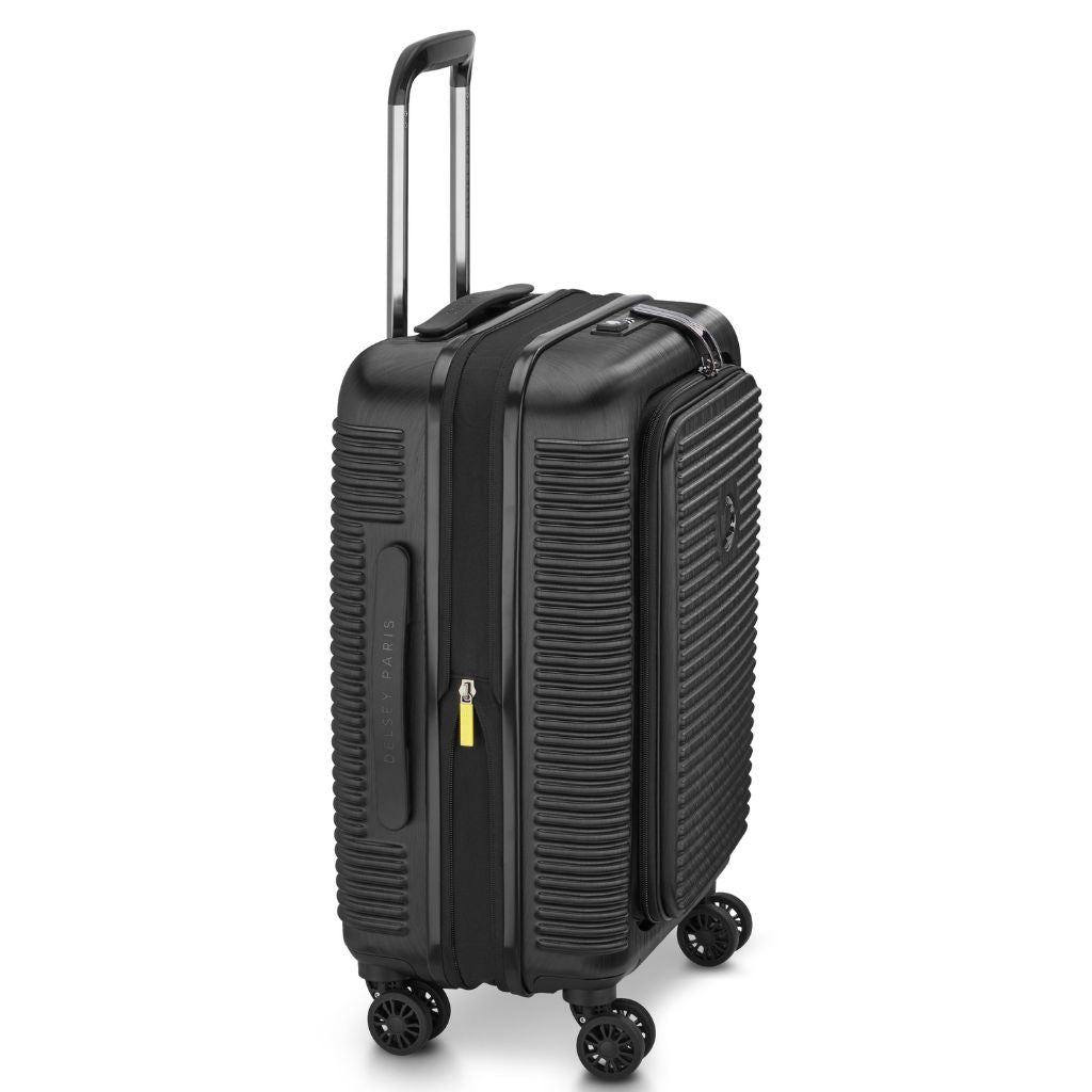 Delsey Freestyle Front Opening 55cm Cabin Luggage - Black Delsey Luggage