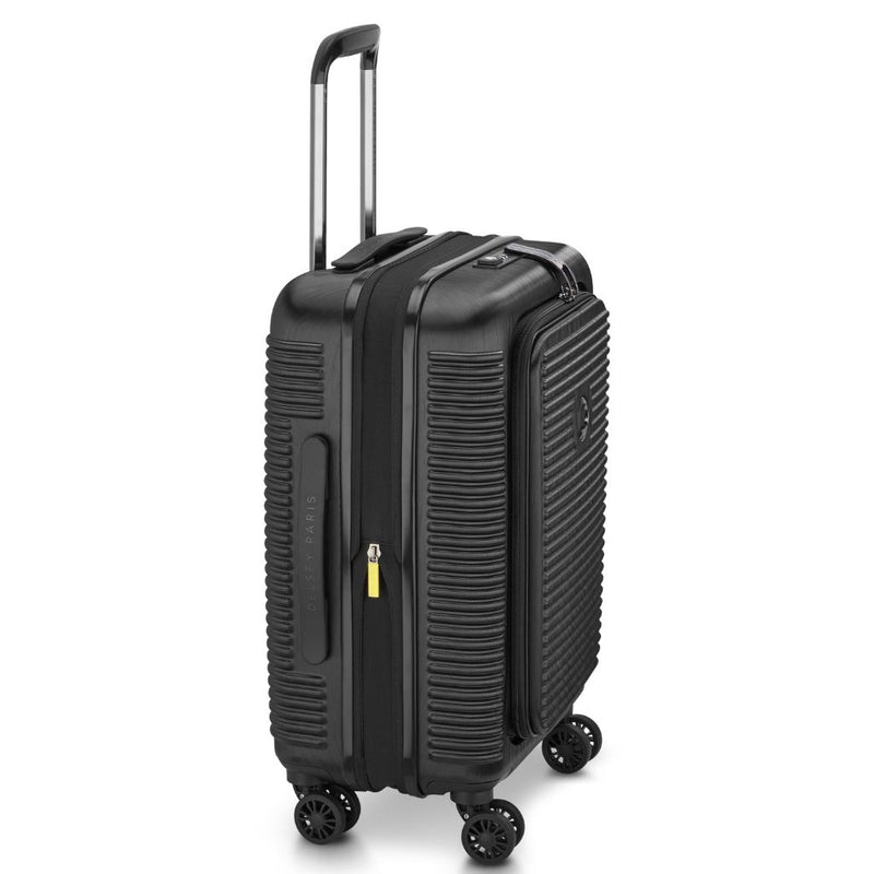 Delsey Freestyle Front Opening 55cm Cabin Luggage - Black Delsey Luggage