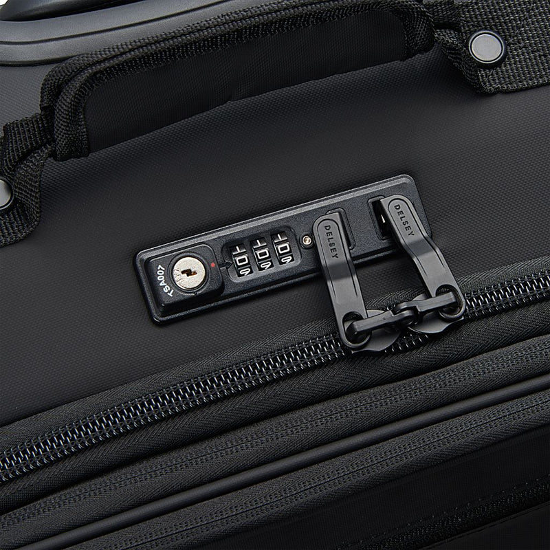 Delsey MAUBERT 2.0 79cm Large Softsided Luggage EXP - Black Delsey Luggage
