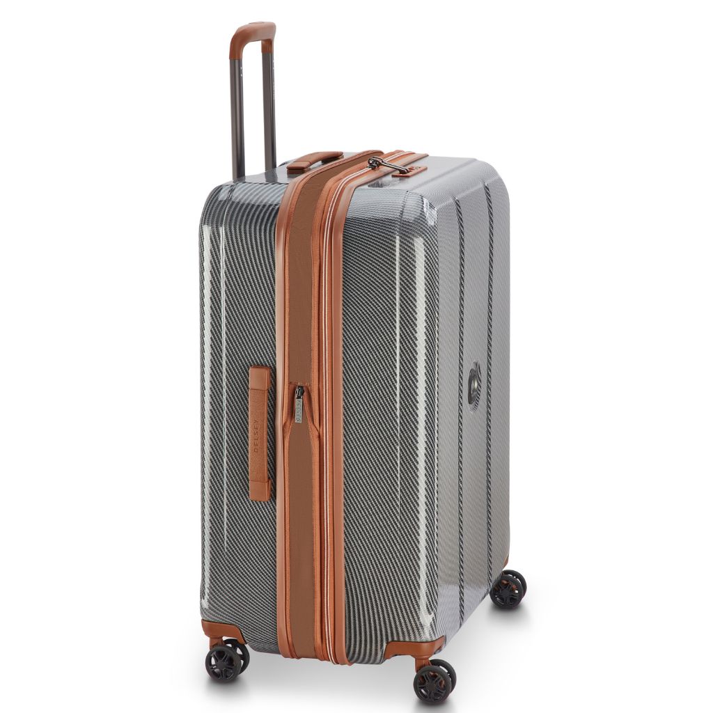 Delsey Helium Ultimate 70cm Medium 3.7Kg Exp Luggage - Silver