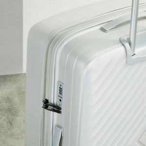Rock Infinity 64cm Medium Expander Hardsided Suitcase - Pearl