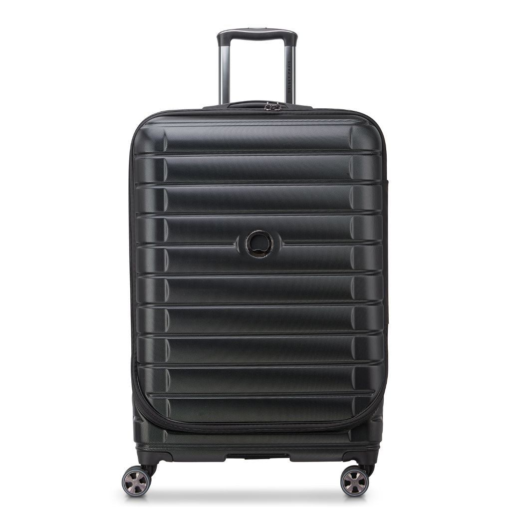 Delsey Shadow 75cm Top Loader Large Luggage - Black