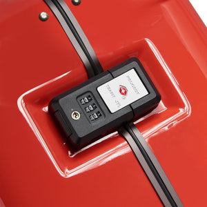 Peugeot Voyages 73cm Zipperless Trunk Luggage - Red