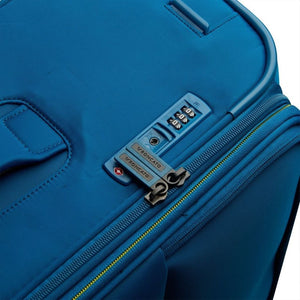 Roncato Move 64cm Medium 3.2Kg Lightweight Luggage - Blue Lagoon