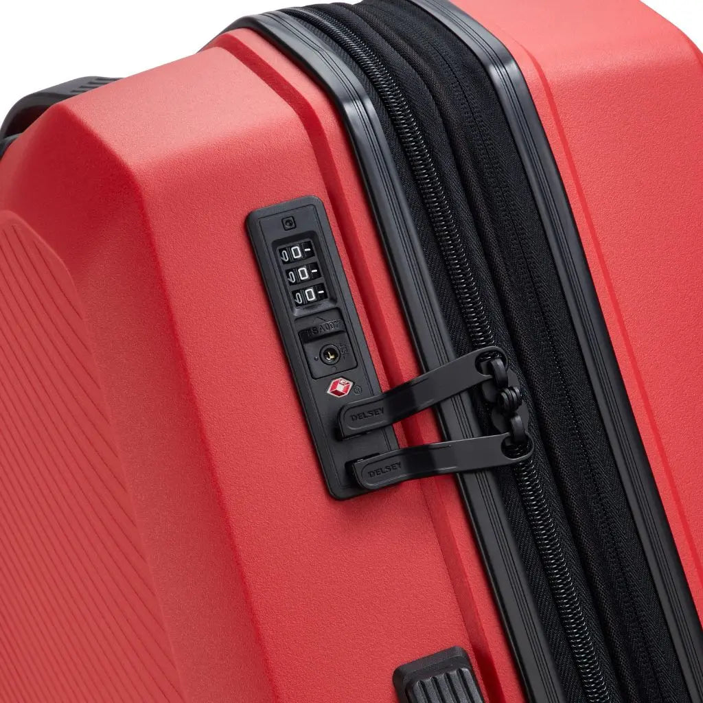 Delsey Anvers EXP Lightweight Large Luggage Red