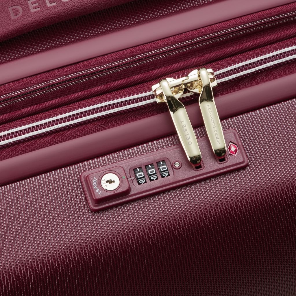 Delsey Chatelet Air Limited Edition 66cm Large Expander Luggage - Burgundy Delsey Luggage