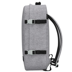 CabinZero Classic 44L Lightweight Carry On Backpack - Ice Grey