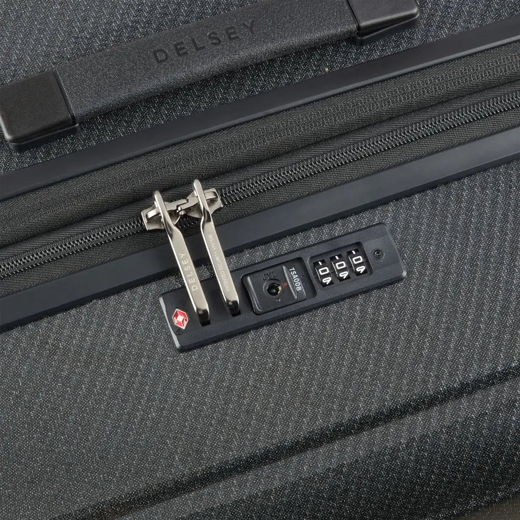 Delsey Helium Ultimate 76cm Large 3.9Kg Exp Luggage - Anthracite