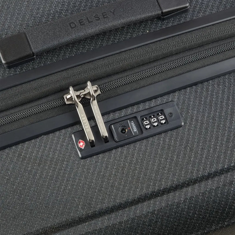 Delsey Helium Ultimate 76cm Large 3.9Kg Exp Luggage - Anthracite