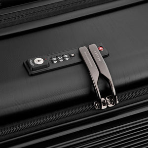Delsey Freestyle Front Opening 76cm Large Luggage - Black Delsey Luggage