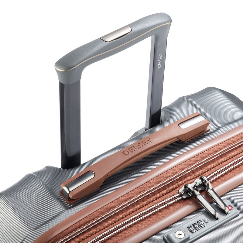 Delsey Carrousel 2 Large Luggage 77cm Exp - Silver Delsey Luggage