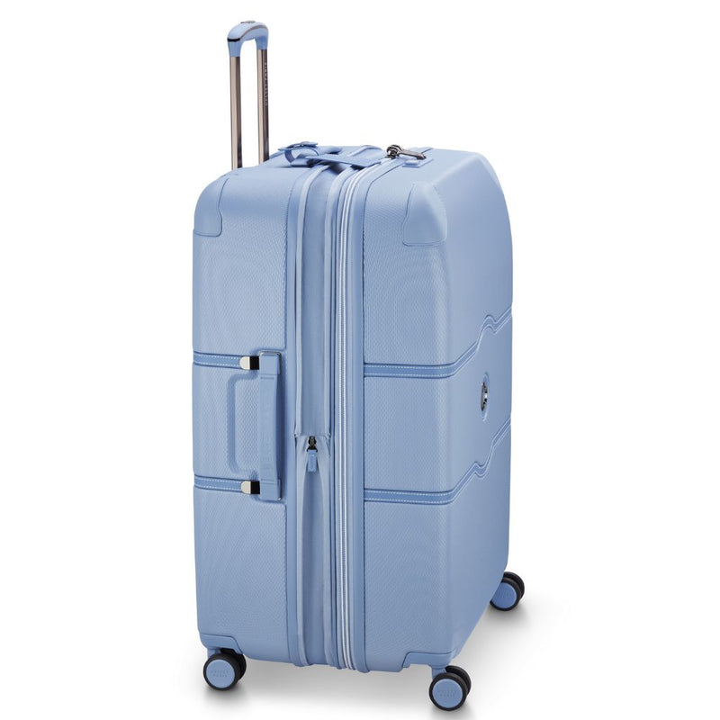 Delsey Chatelet Air Limited Edition 76cm Large Expander Luggage - Light Blue Delsey Luggage