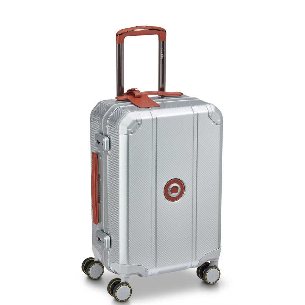 Delsey Alu’r - Aluminum Zipperless Premium Carry On -Silver Delsey Luggage