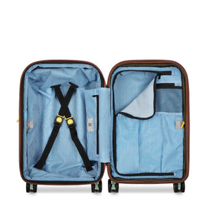 Delsey Carrousel 2 Carry On Luggage 55cm Exp - Green Delsey Luggage