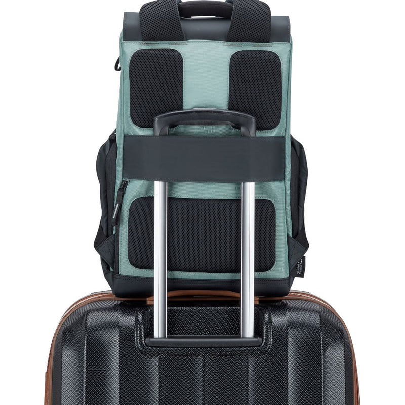 Delsey Securflap 15.6" Laptop Backpack Sage Green Delsey Luggage