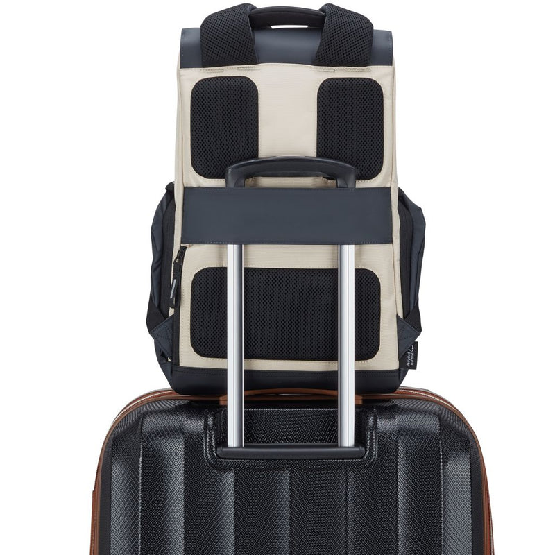 Delsey Securflap 15.6" Laptop Backpack Sand Delsey Luggage