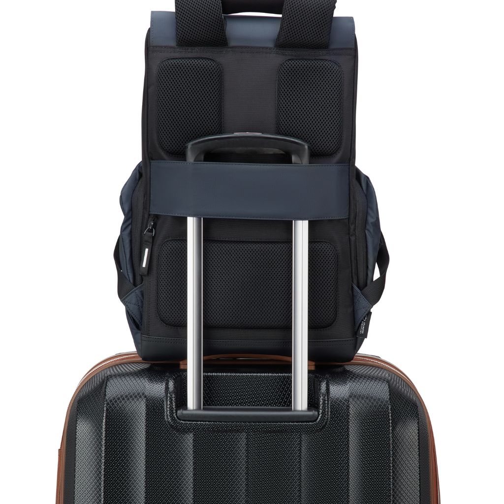 Delsey Securflap 15.6" Laptop Backpack Black Delsey Luggage