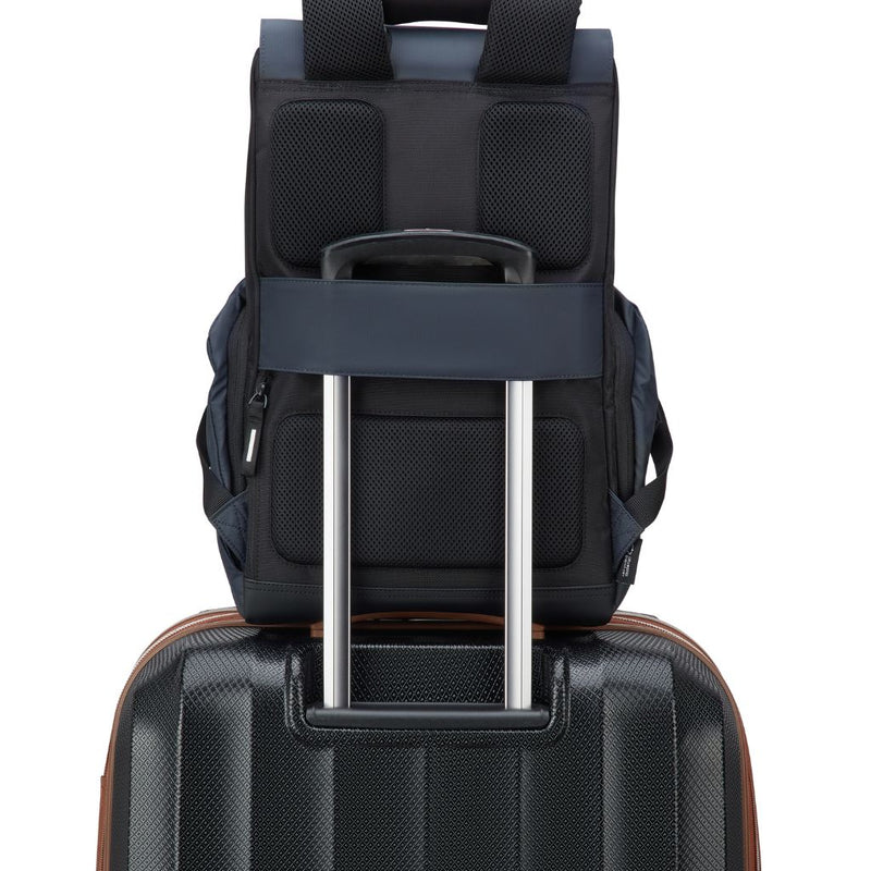 Delsey Securflap 15.6" Laptop Backpack Black Delsey Luggage