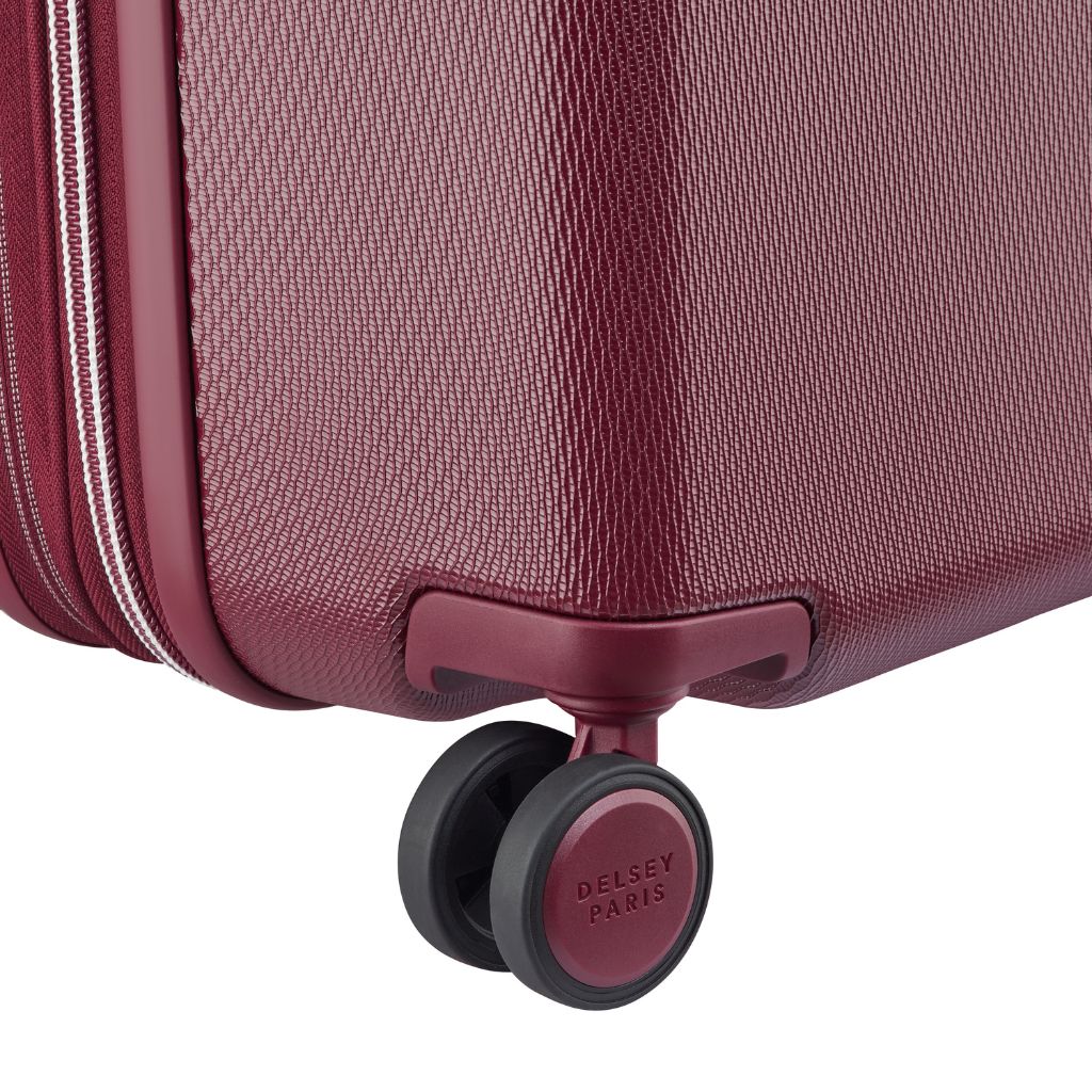Delsey Chatelet Air Limited Edition 76cm Large Expander Luggage - Burgundy Delsey Luggage
