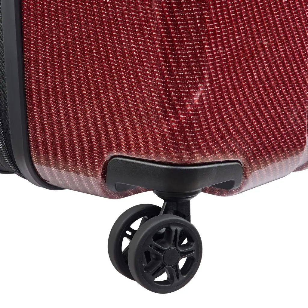 Delsey Helium Ultimate 76cm Large 3.9Kg Exp Luggage - Burgundy