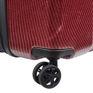 Delsey Helium Ultimate 76cm Large 3.9Kg Exp Luggage - Burgundy