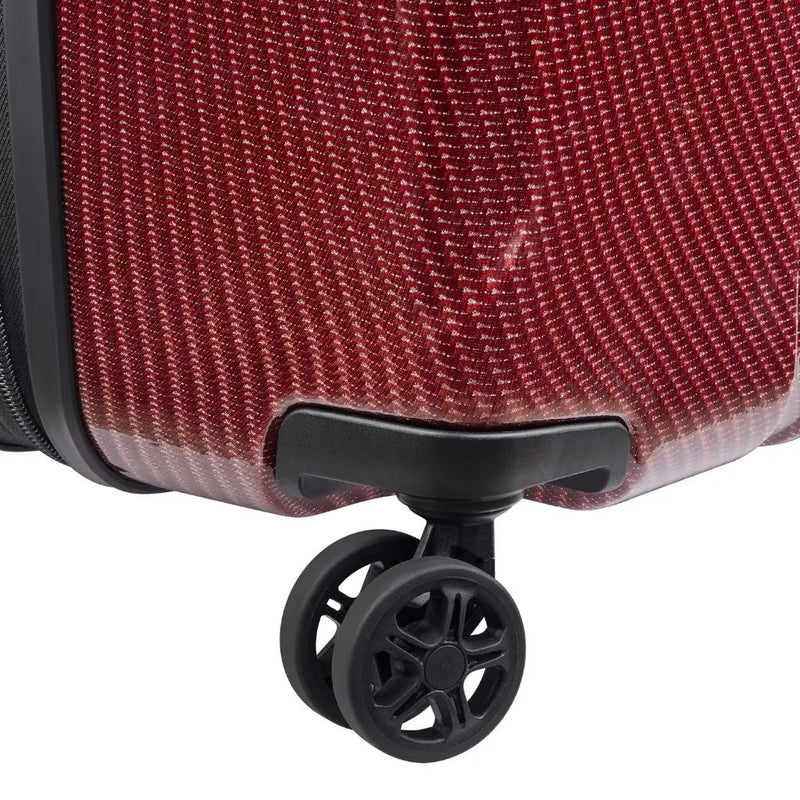 Delsey Helium Ultimate 76cm Large 3.9Kg Exp Luggage - Burgundy