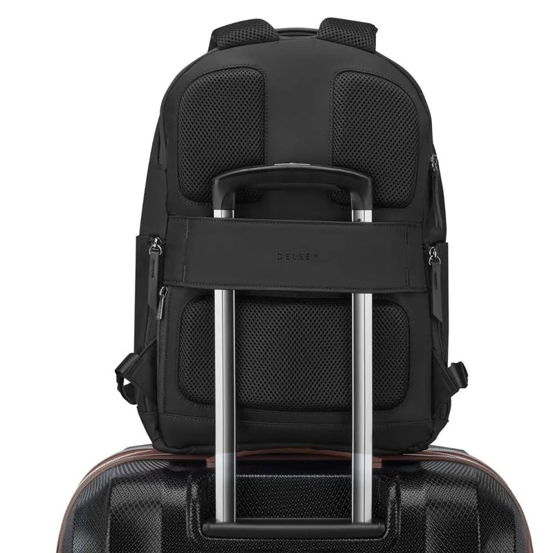 Delsey Victoire 15.6" Laptop Backpack Black Delsey Luggage
