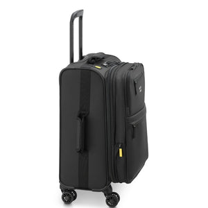 Delsey MAUBERT 2.0 56cm Carry On Softsided Luggage EXP - Black Delsey Luggage