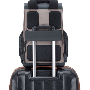Delsey Securflap 15.6" Laptop Backpack Brown Delsey Luggage
