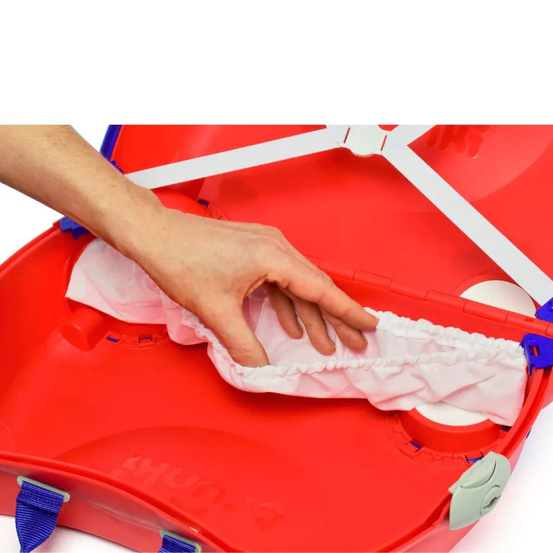 Trunki Glide Ride-on Luggage - Frank the Firetruck Trunki