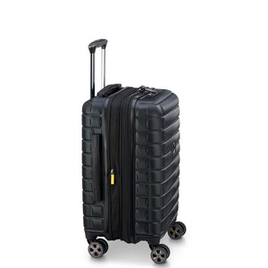 Delsey Shadow 55cm Expandable Carry On Luggage - Black