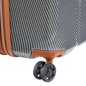 Delsey Helium Ultimate 76cm Large 3.9Kg Exp Luggage - Silver