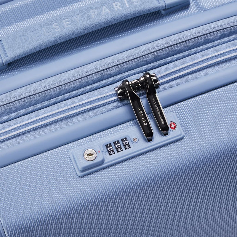 Delsey Chatelet Air Limited Edition 66cm Large Expander Luggage - Light Blue Delsey Luggage