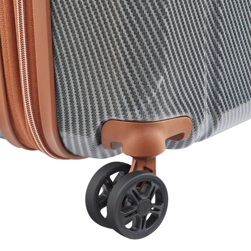 Delsey Helium Ultimate 55cm Carry On 2.3Kg Exp Luggage - Silver
