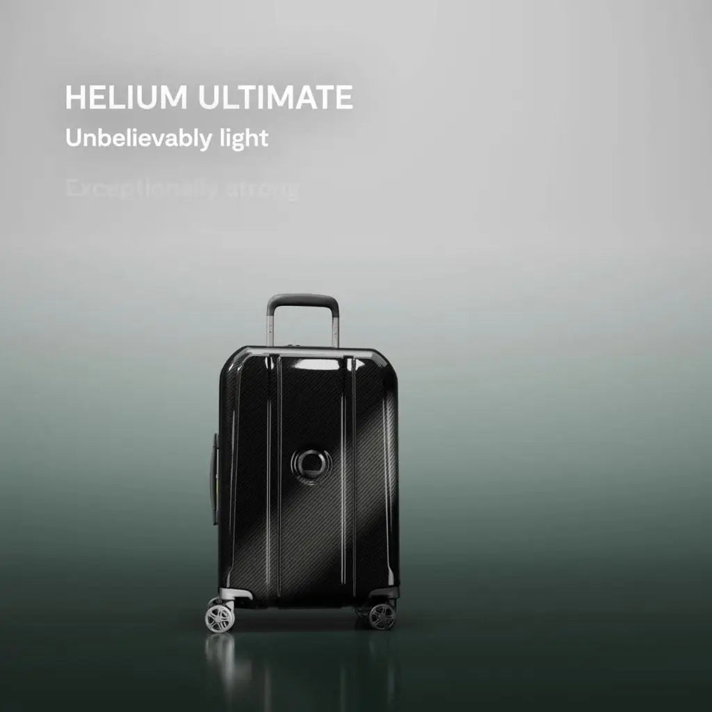 Delsey Helium Ultimate 55cm Carry On 2.3Kg Exp Luggage - Anthracite