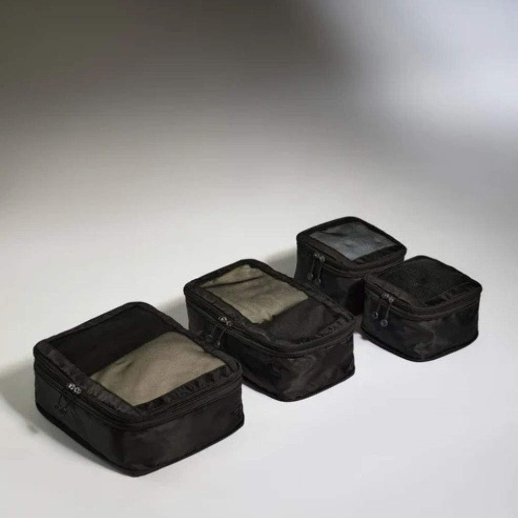 Antler Chelsea 4 Piece Packing Cubes Black - Love Luggage