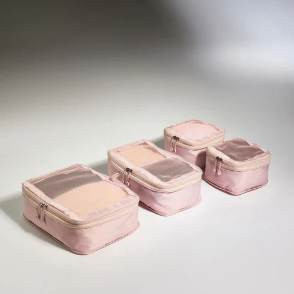 Antler Chelsea 4 Piece Packing Cubes Moorland Pink - Love Luggage